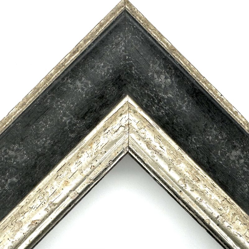 Cornice da tela  oro macchina  nero-argento  art. 006A0022A