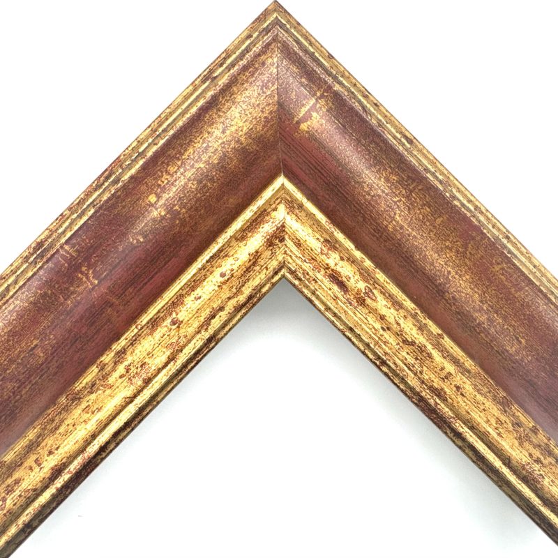 Cornice da tela pellicola rosso-oro art. 006F33H