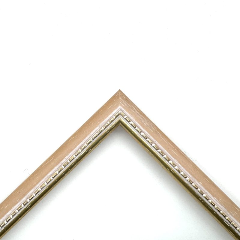 Cornice colorato oro macchina pastellato ocra art. 050AAVA2CE