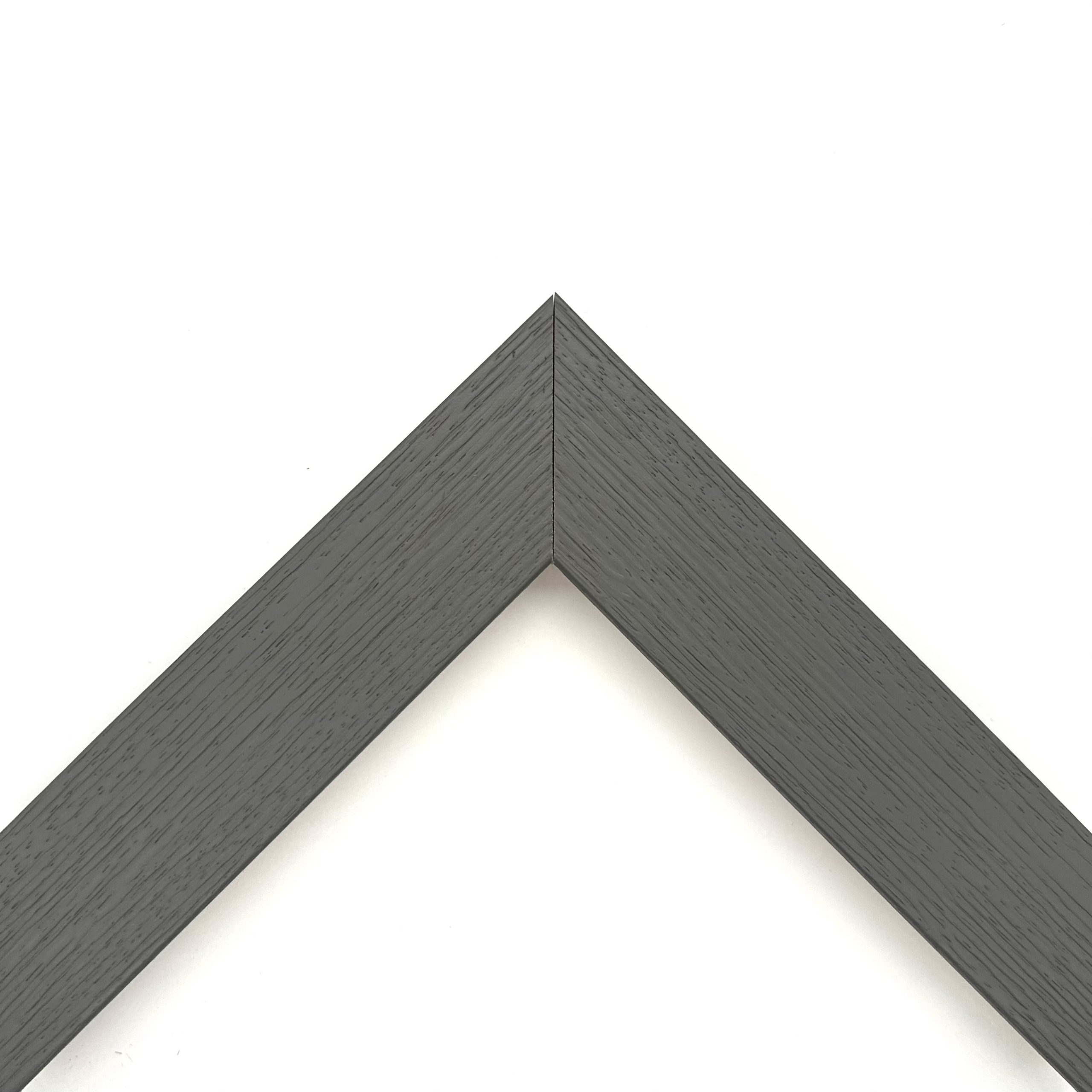 Grey coloured embossed texture open grain flat mouldings art. 1335ST40AGRISK