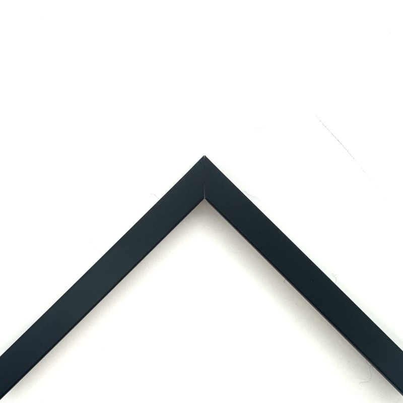 Cornice piatta colorato laccato opaco  nero  art. 141322OP