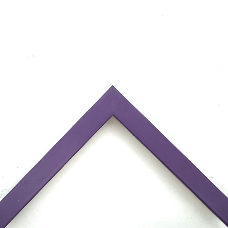 Cornice a cubotto colorato laccato opaco viola art. 171710OP