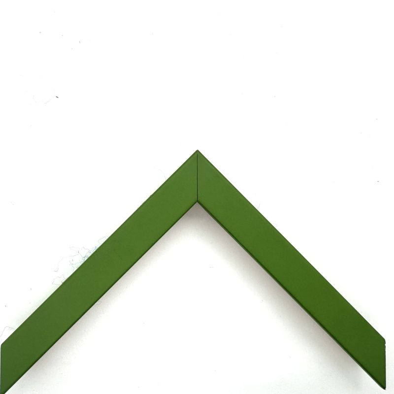 Cornice a cubotto colorato laccato opaco verde art. 171713OP
