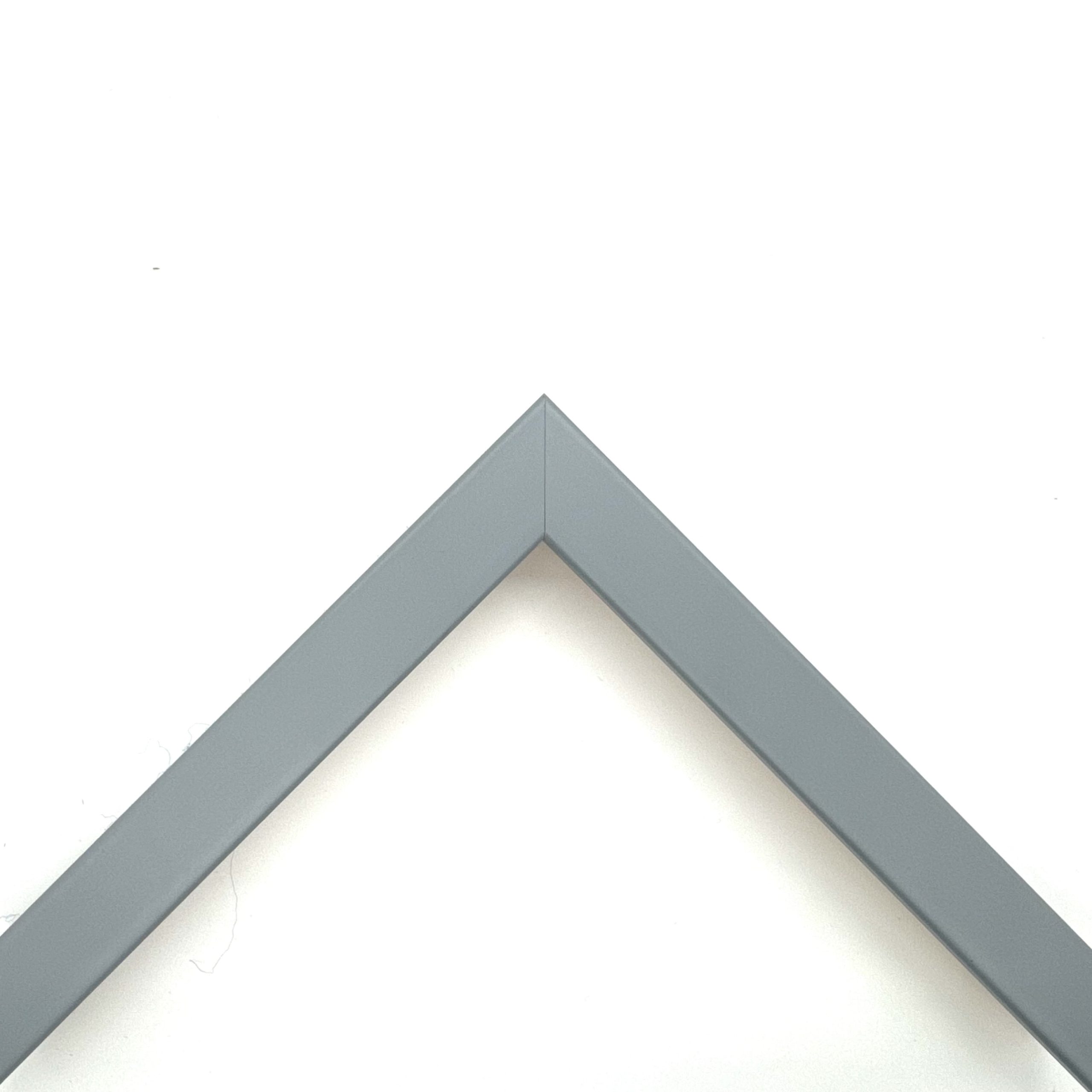 Cornice a cubotto colorato laccato opaco grigio art. 171714OP