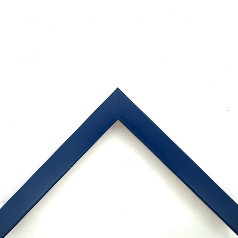 Cornice a cubotto colorato laccato opaco  blu  art. 17172OP