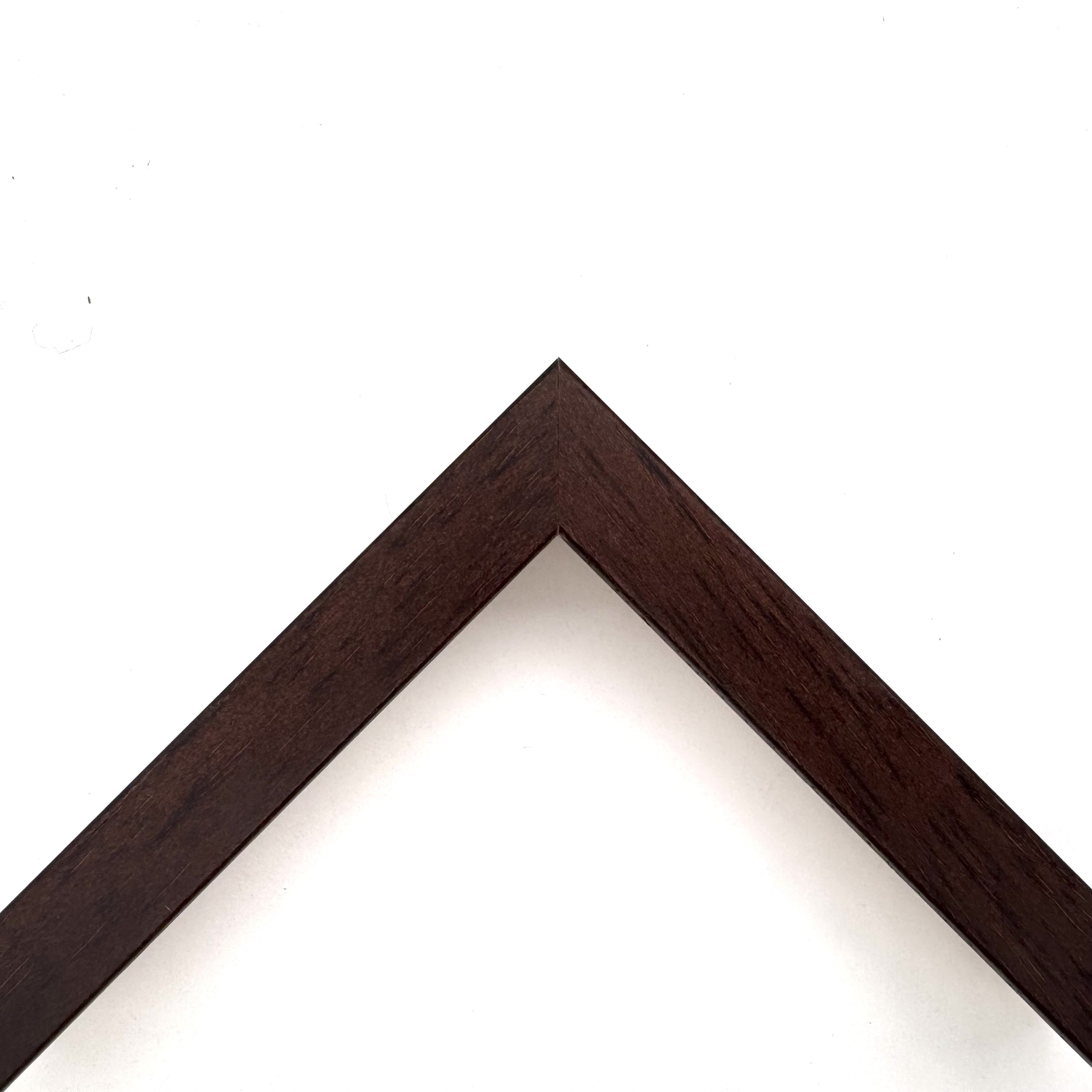 Brown coloured smooth finish open grain box mouldings art. 2031B754OP