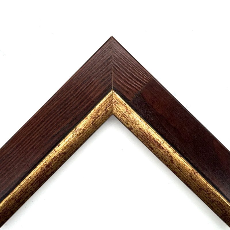 Cornice  pellicola  noce-oro  art. 223RF010DLF7