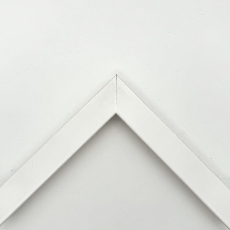 Cornice piatta laccato opaco bianco art. 251539OP