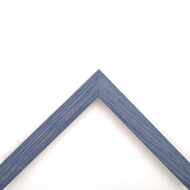 Cornice piatta colorato graffiata blu art. 28AB197GR