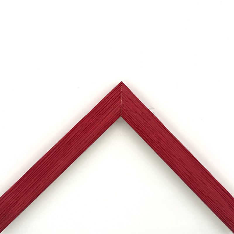 Cornice piatta colorato graffiata rosso art. 28AB309GR