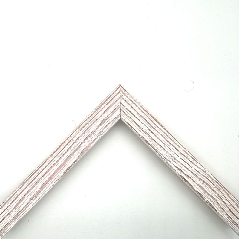 Cornice piatta colorato graffiata  rosa  art. 28FB770GR