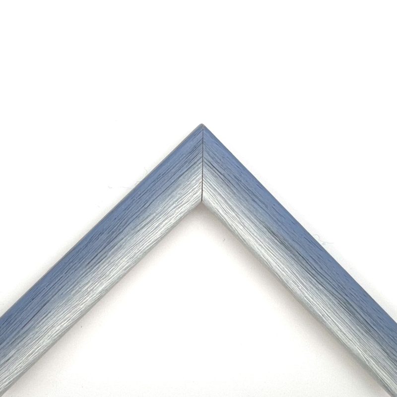 Cornice graffiata bicolore bianco-celeste art. 30RSAAWGR