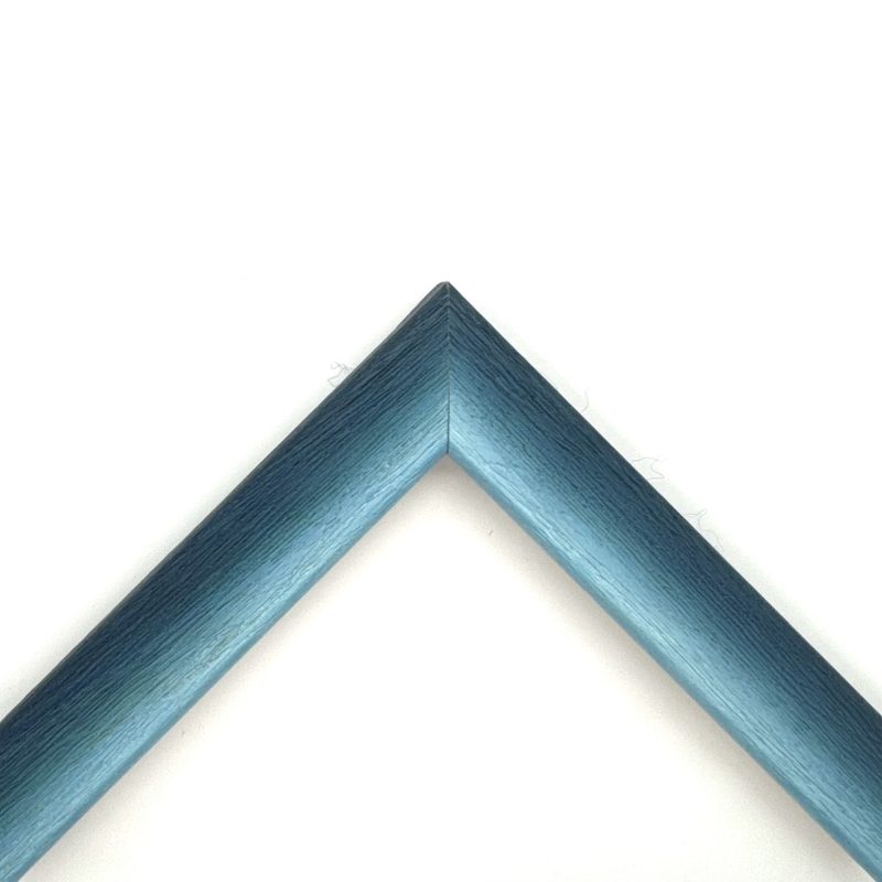 Cornice graffiata bicolore celeste-blu art. 30RSABWGR