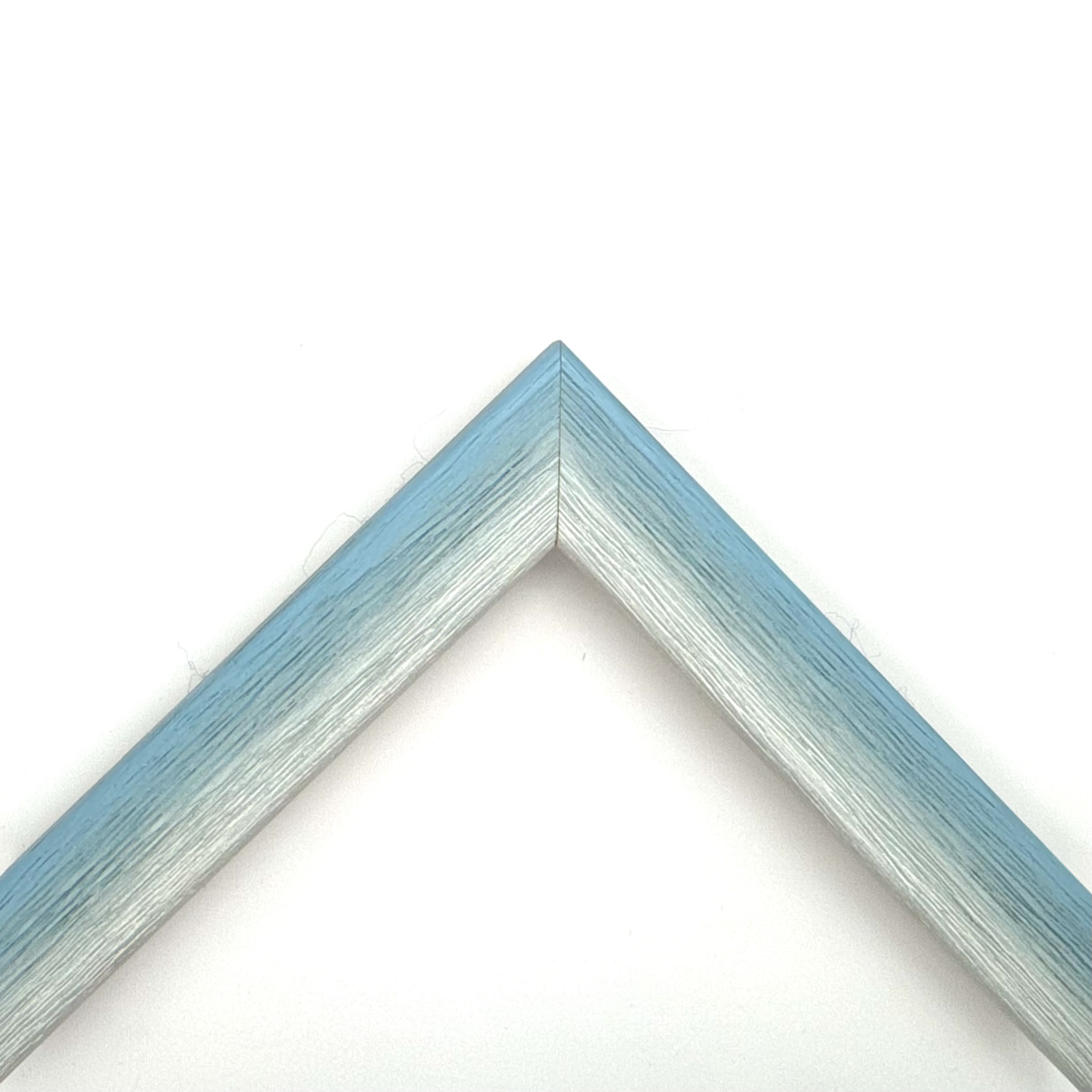 Cornice graffiata bicolore bianco-celeste art. 30RSACWGR