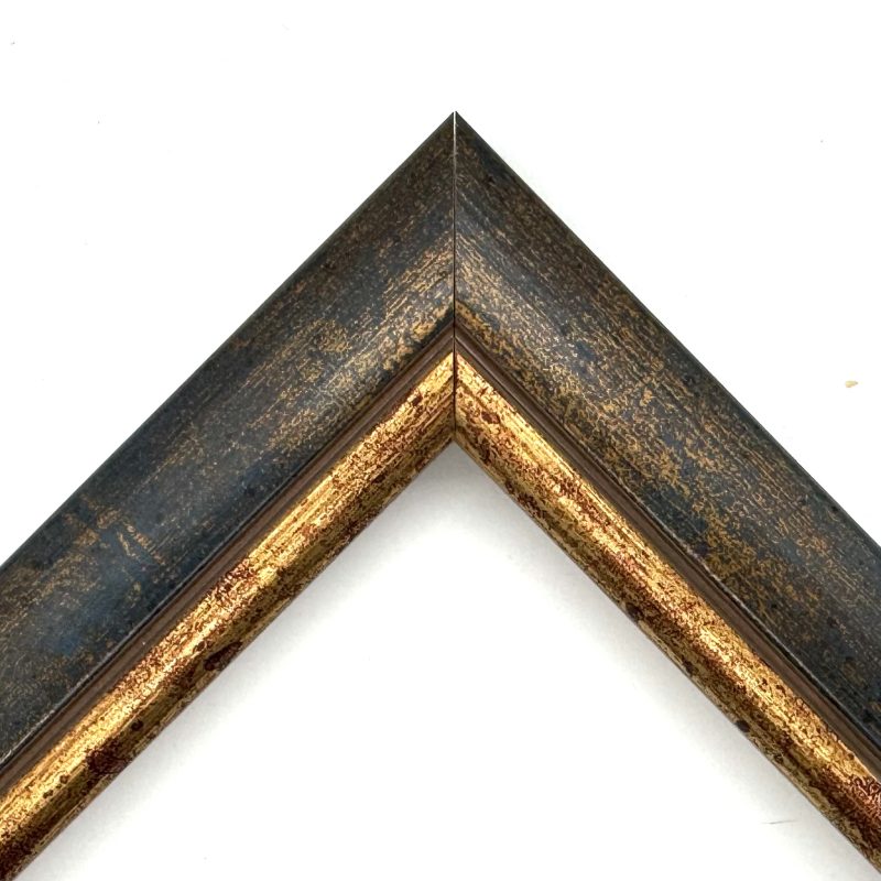 Cornice pellicola blu-oro art. 396155H