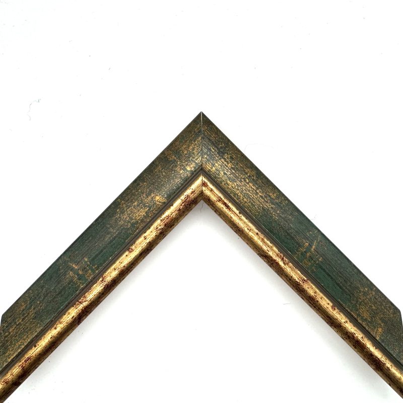Cornice  pellicola  verde-oro  art. 396RF44H