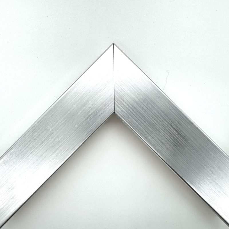 Cornice piatta pellicola argento art. 401512
