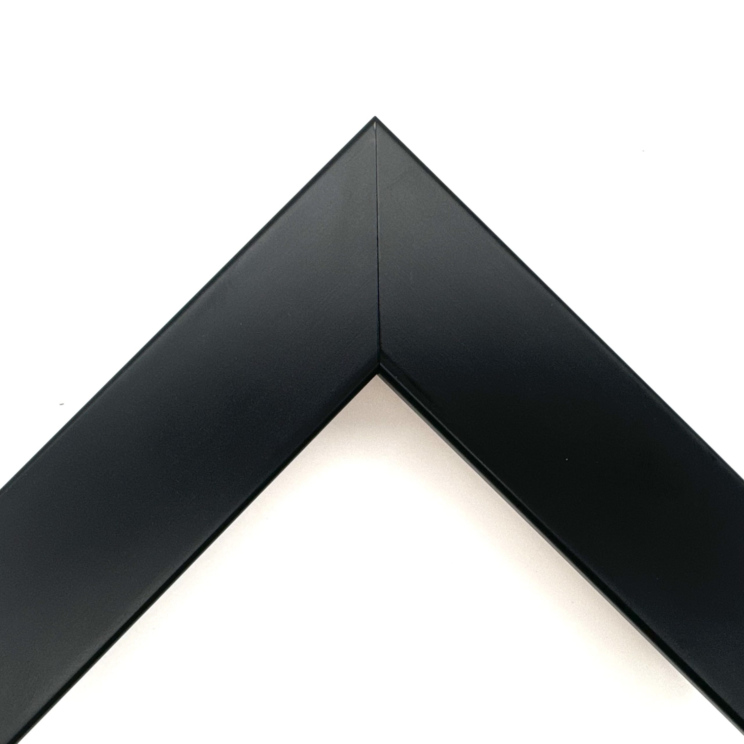 Cornice a cubotto laccato opaco nero art. 4032F22OP