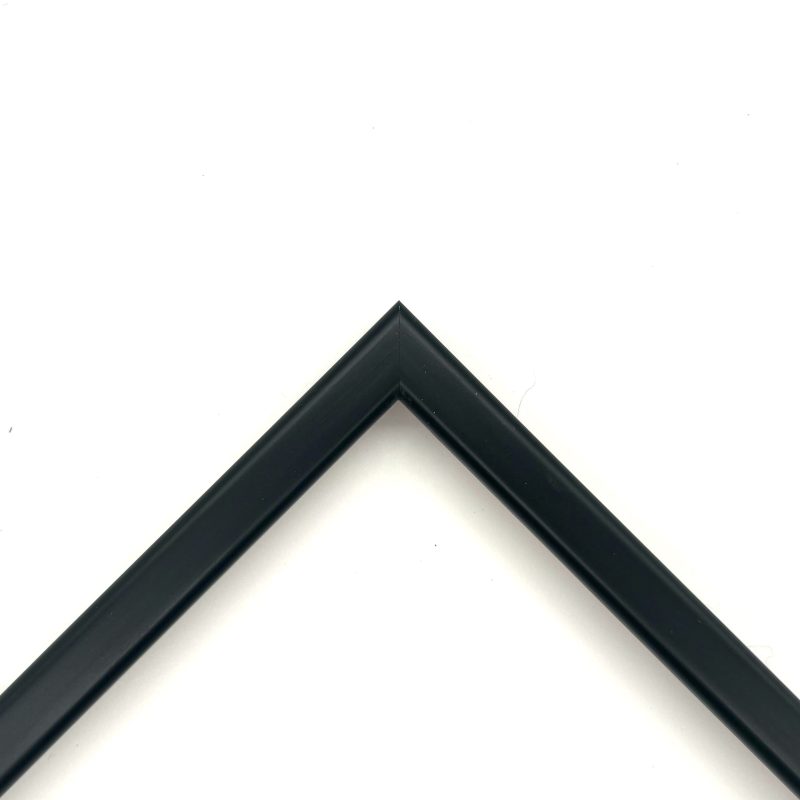 Cornice laccato opaco nero art. 453F22OP