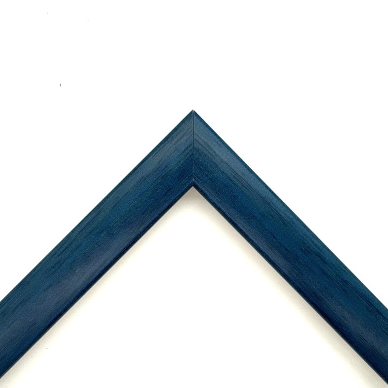 Cornice colorato laccato opaco anilina blu art. 454072OP