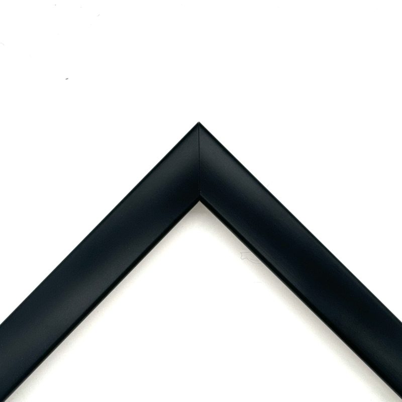 Cornice laccato opaco nero art. 45422OP