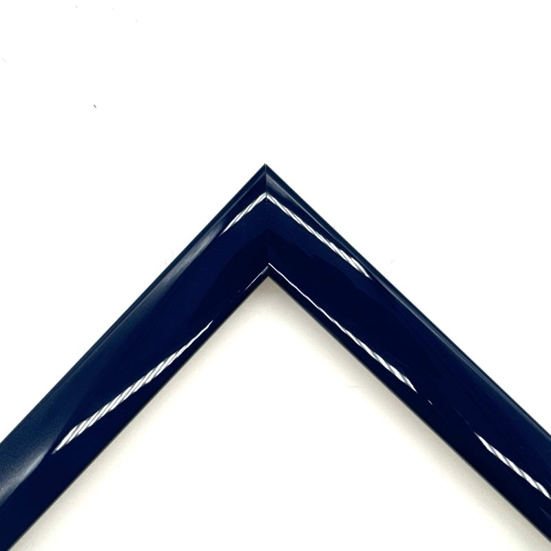 Blue coloured glossy mouldings art. 454F550