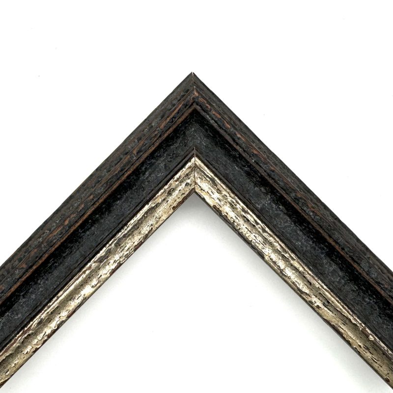 Cornice sagomata oro macchina filo oro nero art. 52810222A