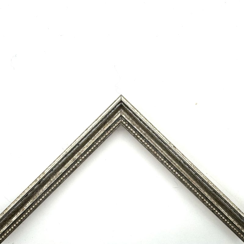 Cornice oro macchina pastellato argento art. 548ARG