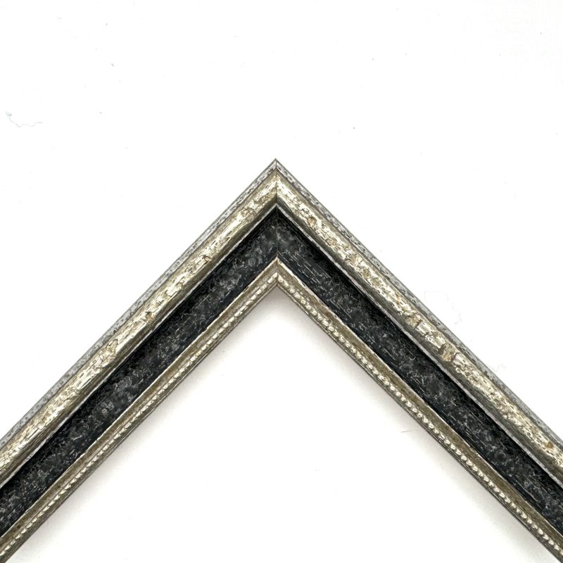 Cornice oro macchina pastellato argento art. 54922A