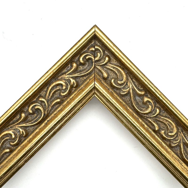 Cornice oro macchina pastellato oro art. 558PAORO