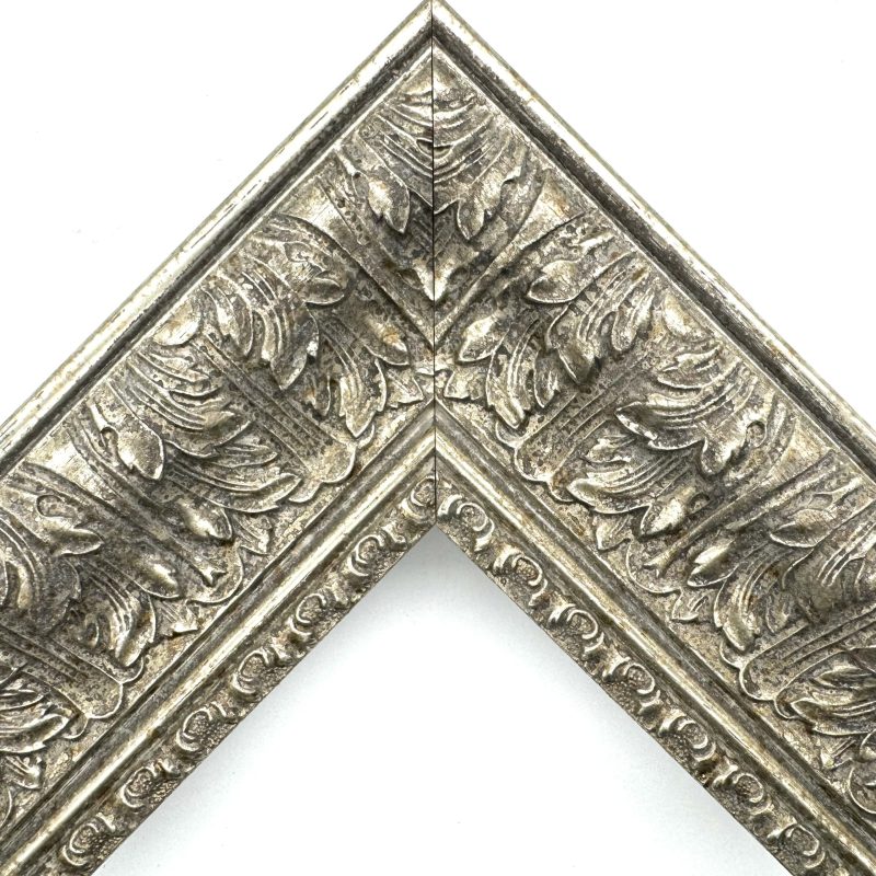 Cornice oro macchina pastellato argento art. 559PAARG