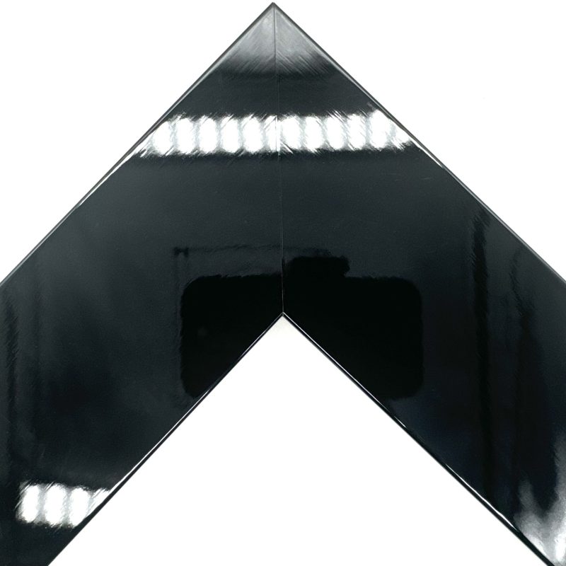Cornice piatta laccato luc nero art. 7020220