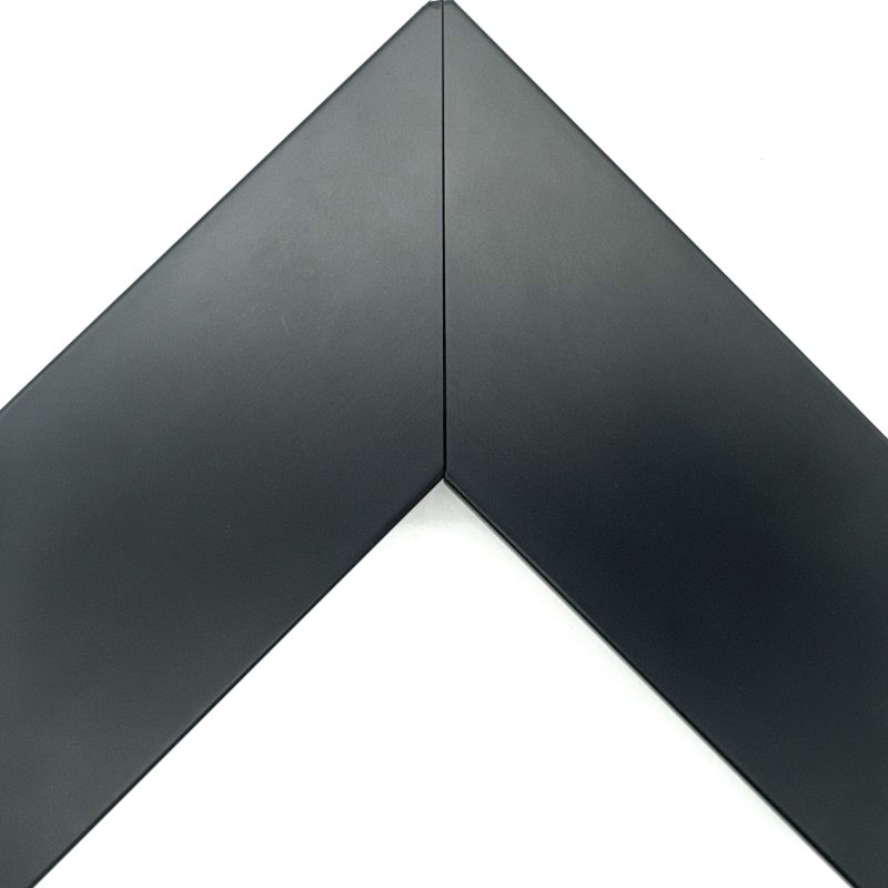 Cornice piatta laccato opaco nero art. 702022OP