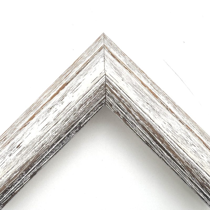 Cornice da tela  pellicola  bianco-marrone  art. 8247FB623