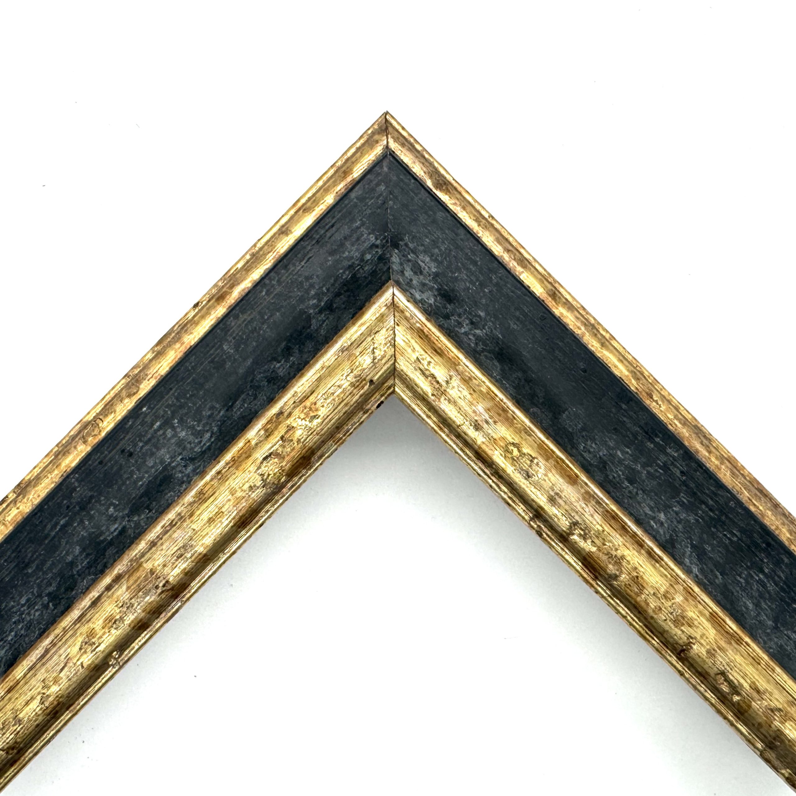 Cornice da tela oro macchina martellata nero-oro art. ECA00222
