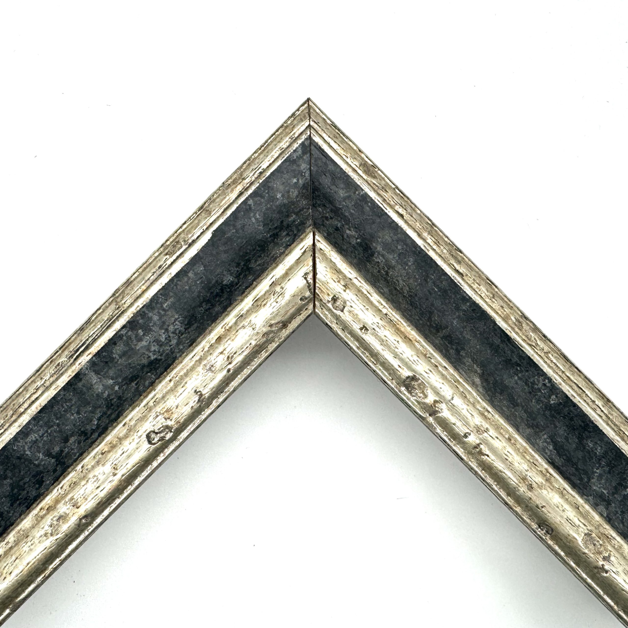 Cornice da tela oro macchina martellata nero-arg art. ECA0022A