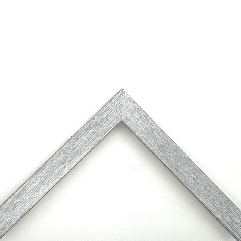 Cornice piatta colorato poro aperto stampato argento art. 1318ST40AB684