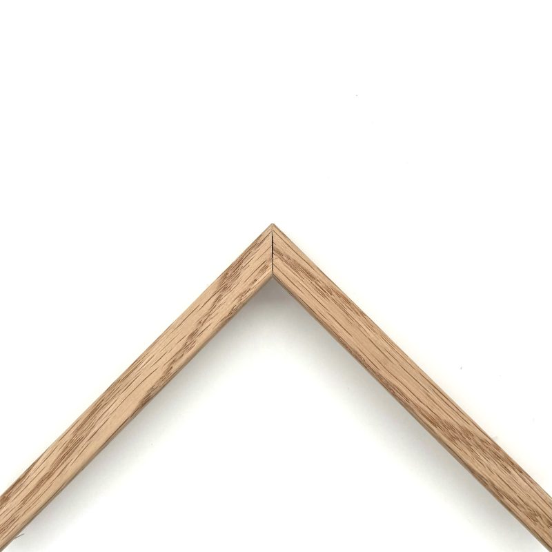 Cornice a cassetta grezzo rovere legno art. 1322OAK