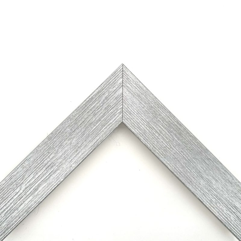 Cornice piatta colorato poro aperto stampato argento art. 1335ST40AB684