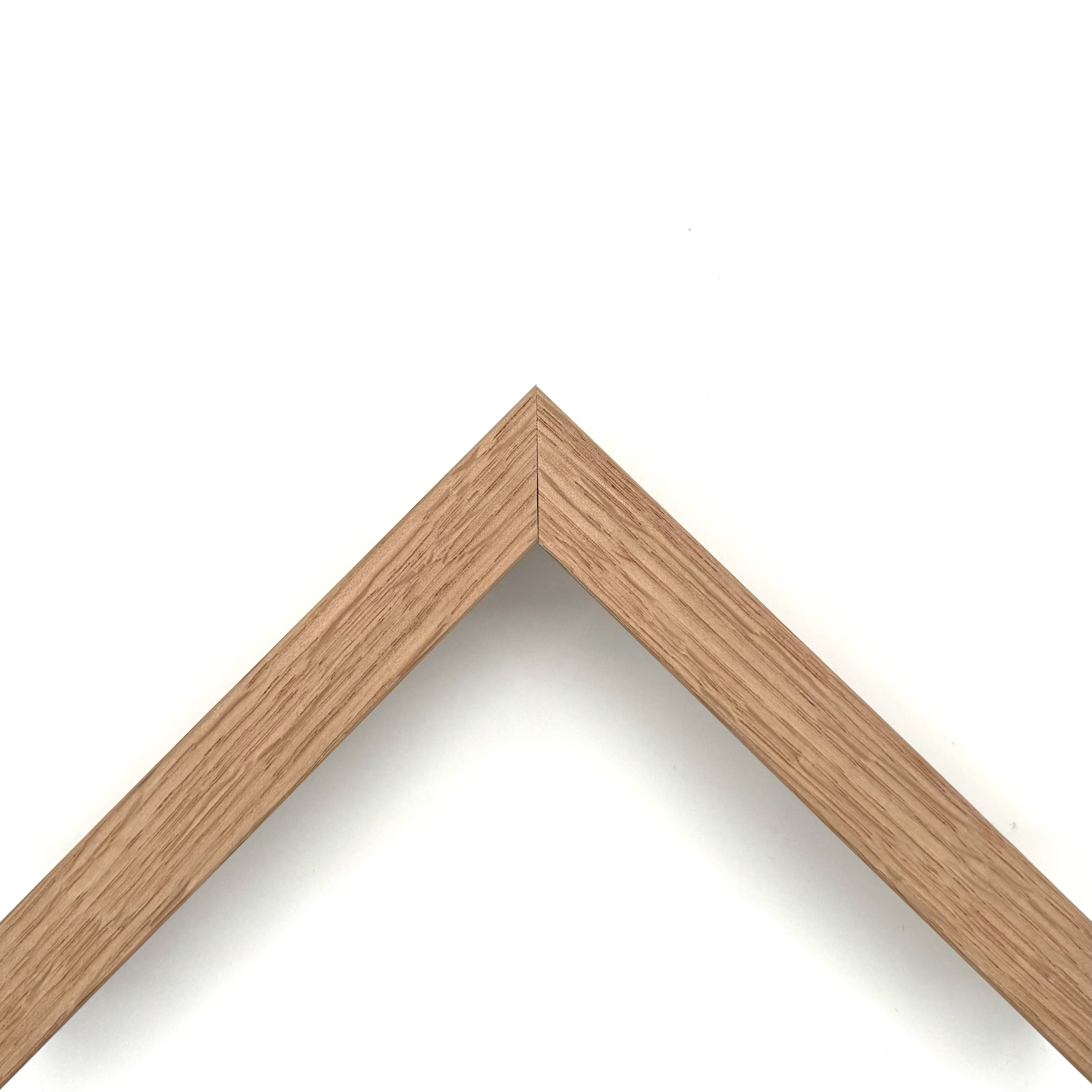 Cornice a cubotto grezzo rovere legno art. 2020OAK