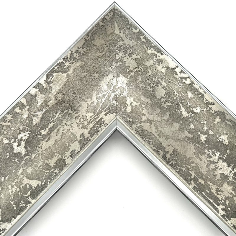 Cornice  pellicola lavorata argento  art. 568M001