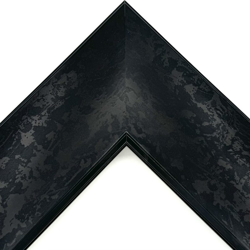 Cornice  pellicola lavorata nero  art. 568M005