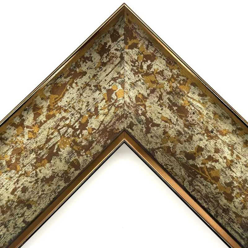 Cornice  pellicola lavorata oro  art. 568M008