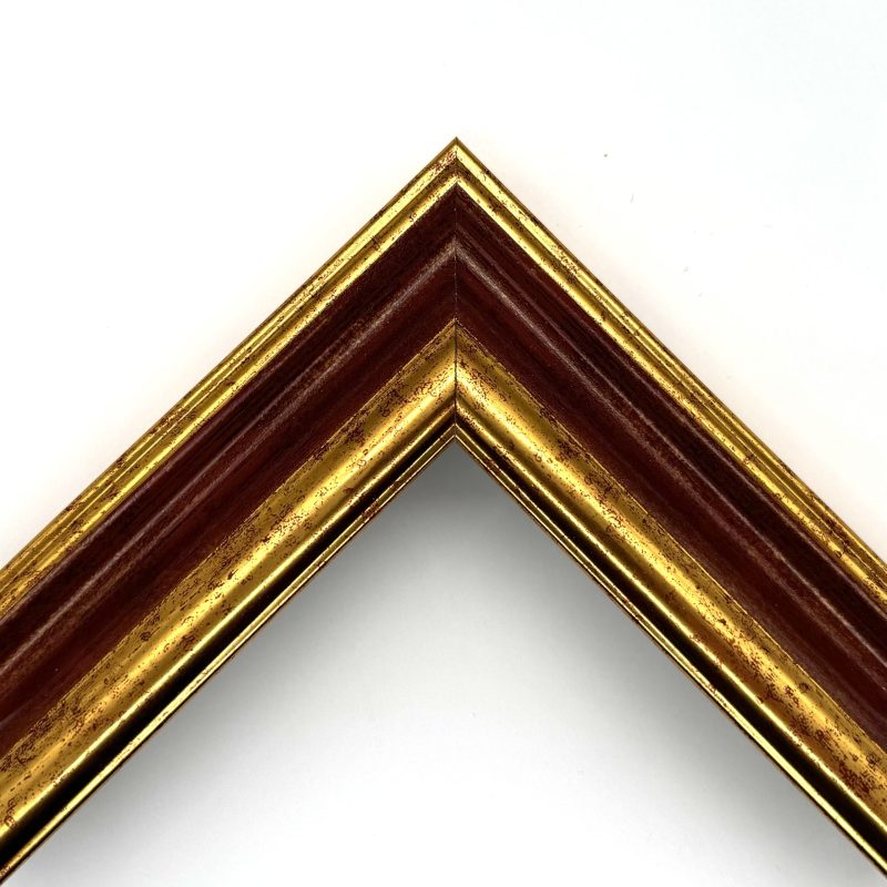 Cornice da tela  pellicola  rosso-oro  art. 651F33H