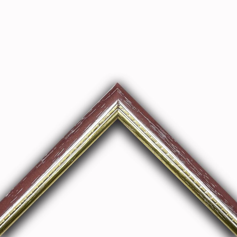 Cornice colorato oro macchina pastellato porpora art. 050A3302CE