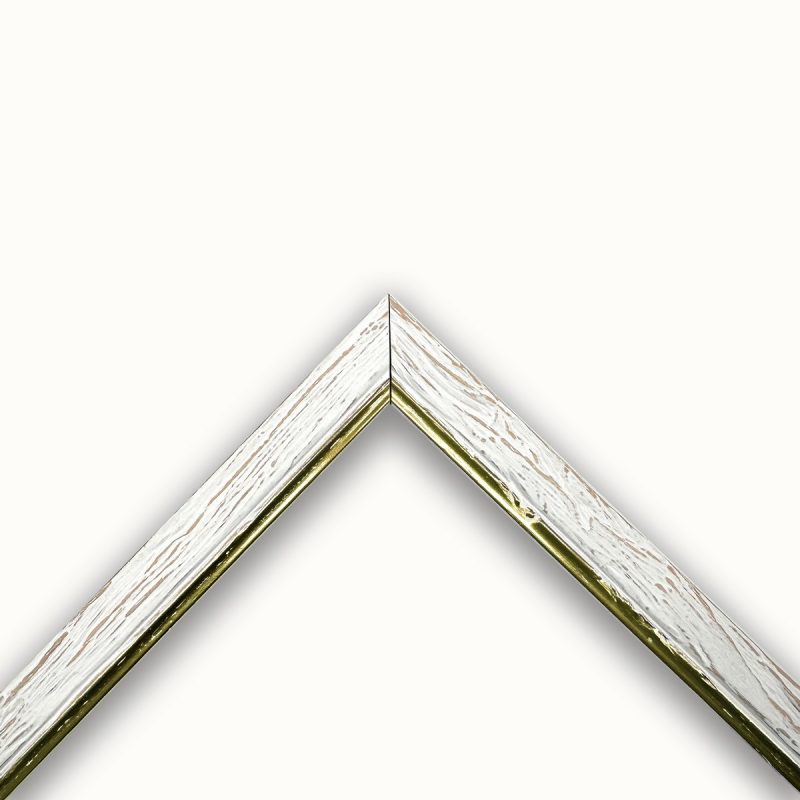 Cornice stampato poro aperto filo oro bianco-filo-oro art. 093RFSTB0502