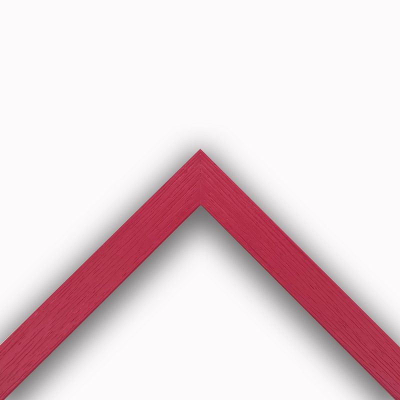 Cornice piatta colorato poro aperto stampato rosso art. 1318ST40AB634K