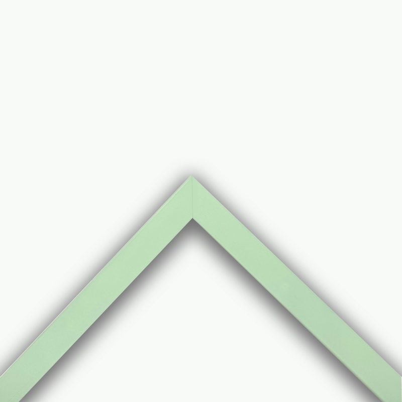 Cornice a cubotto colorato laccato opaco verde art. 1515FB813OP