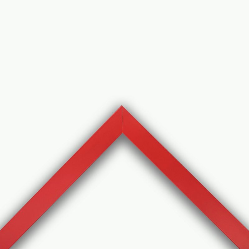 Cornice a cubotto colorato laccato opaco rosso art. 1515FB818OP