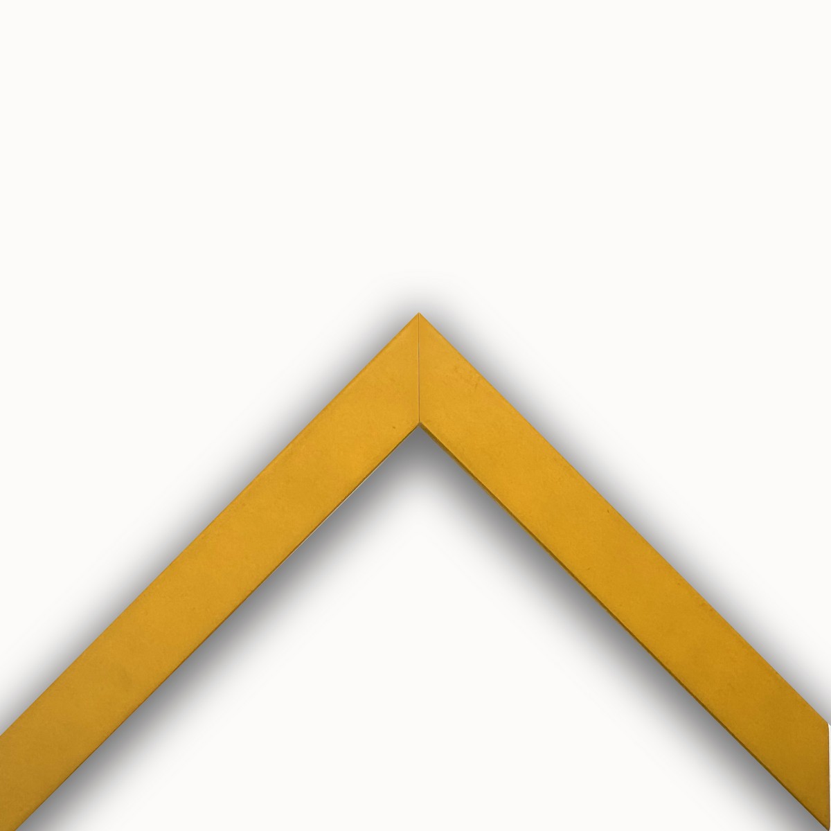 Cornice a cubotto colorato laccato opaco giallo art. 17173OP